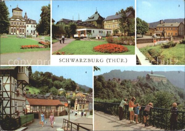 Schwarzburg Thueringer Wald Kaisersaalgebäude Max-Reimann-Platz Erh