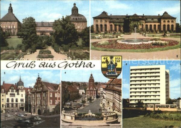 Gotha Thueringen Schloß Friedenstein Orangerie Rathaus M