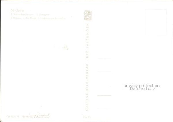 Gotha Thueringen Schloß Friedenstein Orangerie Rathaus M – Bild 2
