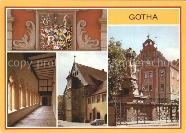 Gotha Thueringen Rathaus Augustinerkloster Schellenbrunn