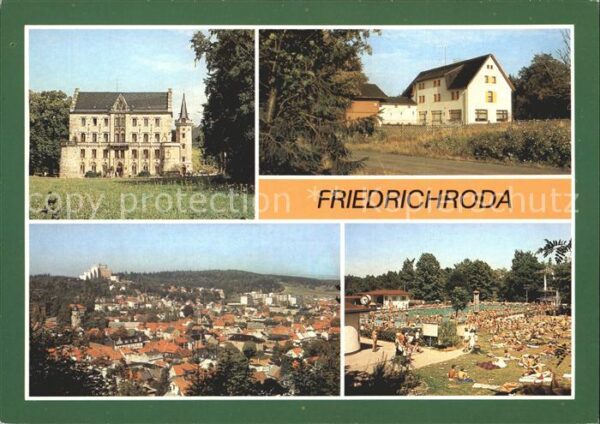 Friedrichsroda Schloß Rheinhardsbrunn Schwimmbad