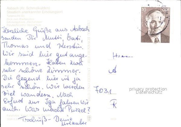 Asbach Schmalkalden Breitenstein Erholungsheim Hachelstein – Bild 2