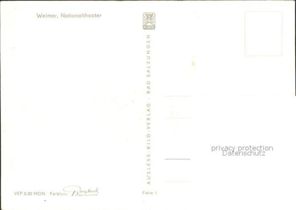Weimar Thueringen Nationaltheater – Bild 2