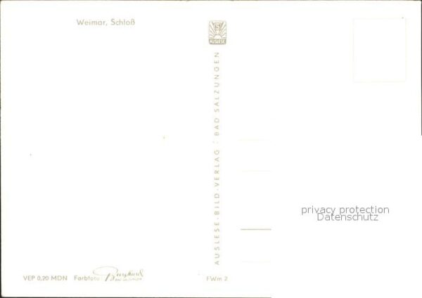 Weimar Thueringen Schloß – Bild 2