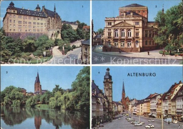 Altenburg Geising Schloß Landestheater Kleiner Teich Mark
