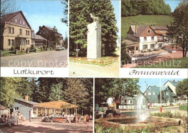 Frauenwald Thueringen Monument Erholungsheim Raymon Dien Rest