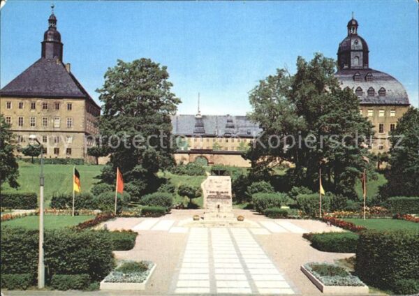 Gotha Thueringen Schloß Friedenstein mit Mahnmal