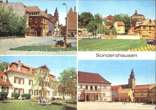Sondershausen Thueringen Schloß Wilhelm-Pieckstrasse Restaurant