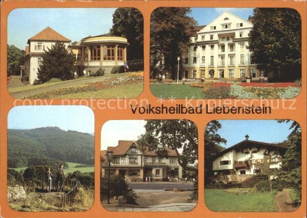 Liebenstein Arnstadt Kurverwaltung Wandelhalle Kurhaus Burgr