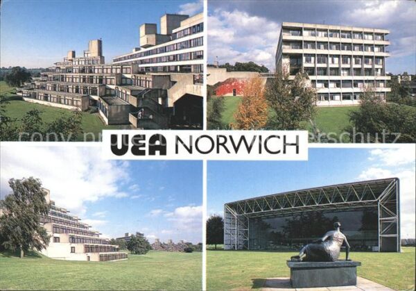 Norwich UK UEA Norwich Universitätsgelände