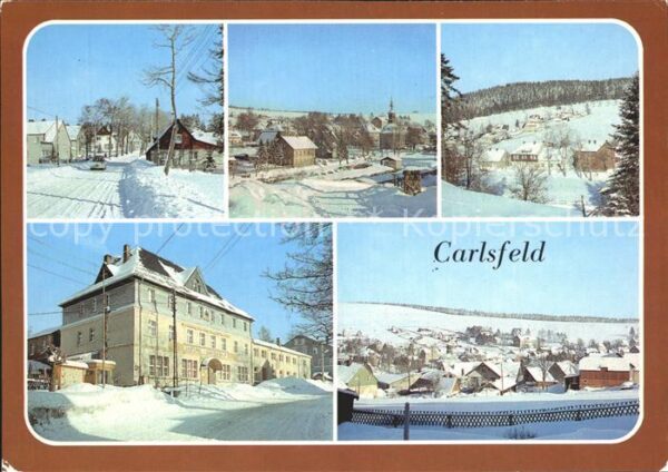 Carlsfeld Erzgebirge Hauptstrasse Gasthaus zum Grünen Baum