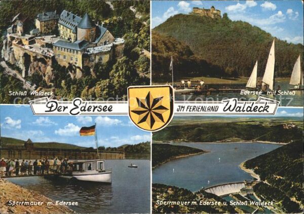 Edersee Schloß-Waldeck Sperrmauer