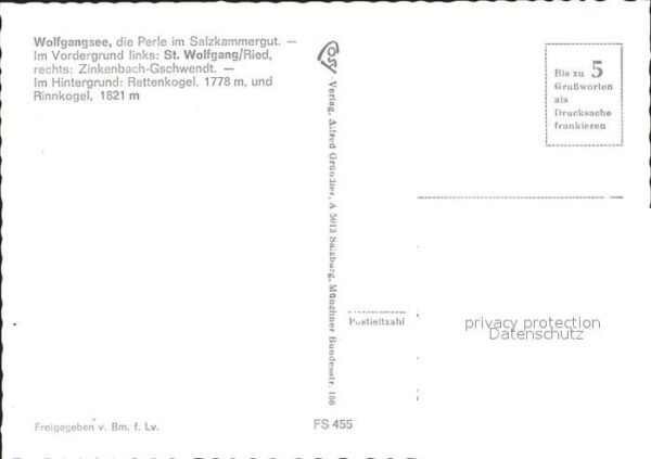 St Wolfgang Wolfgangsee Fliegeraufnahme Wolfgangsee – Bild 2