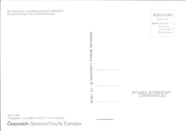 Mondsee Salzkammergut Fliegeraufnahme – Bild 2