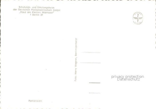 Wannsee Schulungs- und Erholungsheim der Deutsc – Bild 2