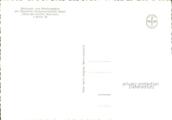 Wannsee Schulungs- und Erholungsheim der Deutsc – Bild 2