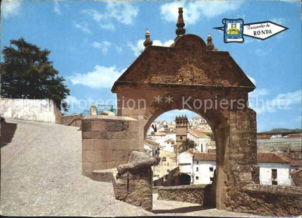 Ronda Andalucia The Moro Chair and Arbae Arch