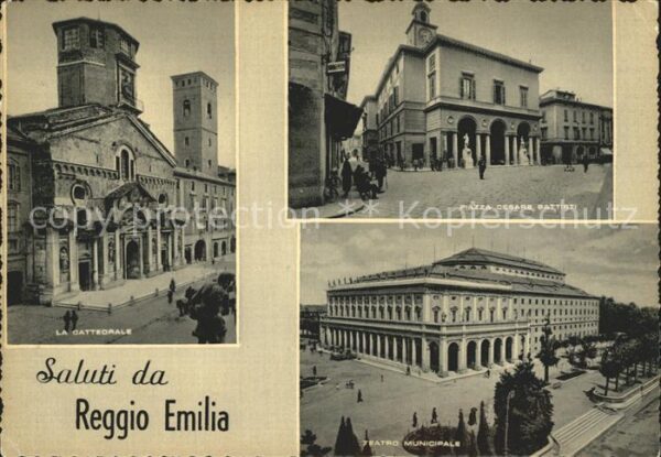 Reggio Emilia Piazza Cesare Battisti Teatro Municipal