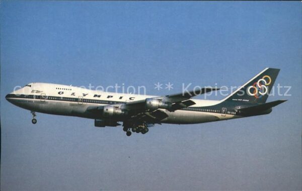 Flugzeuge Zivil Olympic Airways Boeing 747-284B SX-OAA