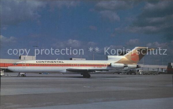 Flugzeuge Zivil Continental Airlines Boeing 727-227 N44