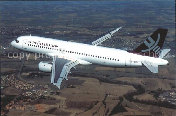 Flugzeuge Zivil Excalibur Airways Airbus A320 G-OEXC