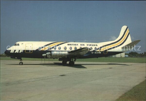 Flugzeuge Zivil British Air Ferries Vickers Viscount 80