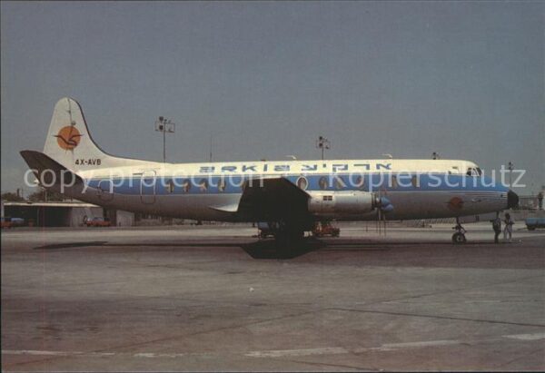 Flugzeuge Zivil Arkia Vickers Viscount 833 c/n 424 4X-A