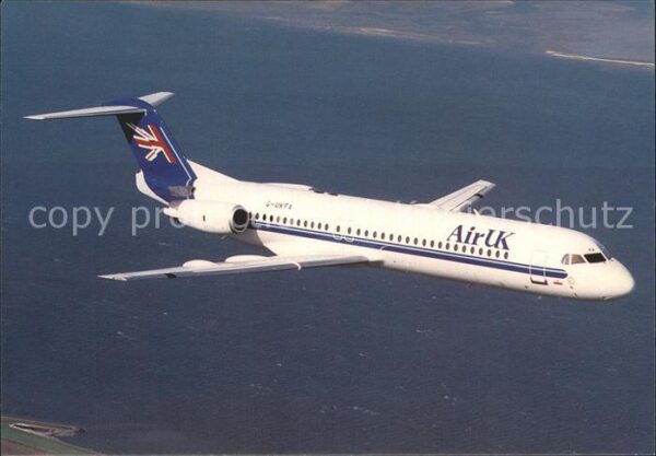 Flugzeuge Zivil Air UK Fokker 100