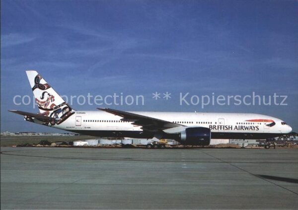 Flugzeuge Zivil British Airways Whale Rider colours Boe