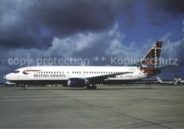 Flugzeuge Zivil British Airways Benyhone Tartan colours