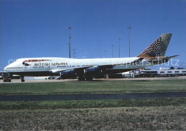 Flugzeuge Zivil British Airways Water Dreaming colours