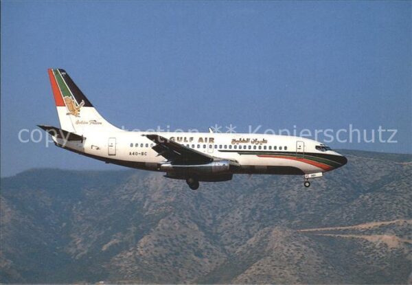 Flugzeuge Zivil Gulf Air Boeing 737-2P6 Advanced A40-BC