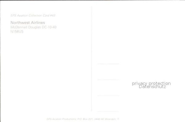 Flugzeuge Zivil Nortwest Airlines McDonnell Douglas DC- – Bild 2
