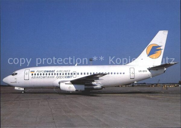 Flugzeuge Zivil Aerosweet Airlines Boeing 737-2L9 UR-BF