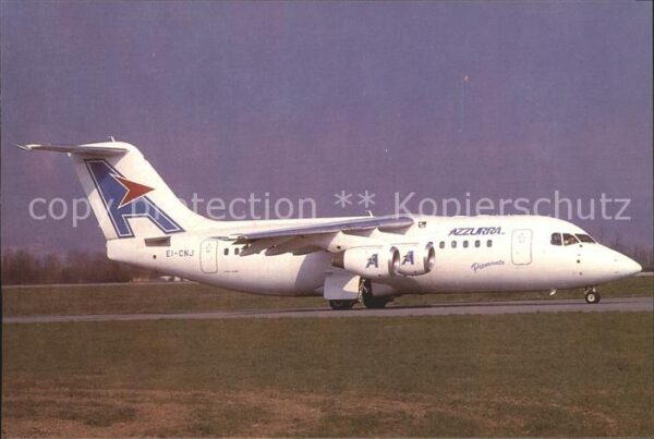 Flugzeuge Zivil Azzurra BAe 146 Avro RJ 85 EI-CNJ c/n E