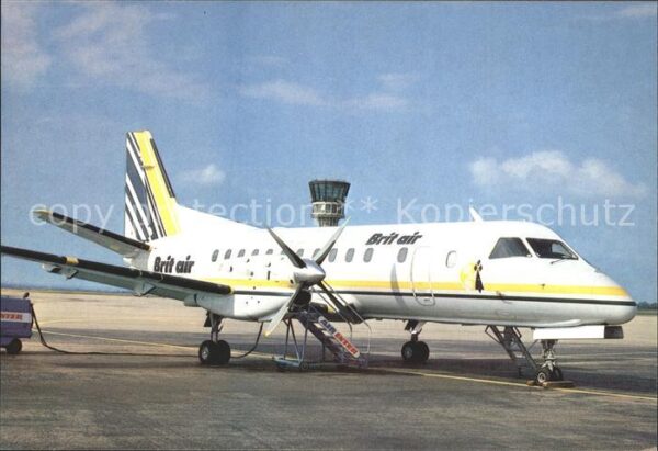 Flugzeuge Zivil Brit Air Saab SF-340 F-GFBZ