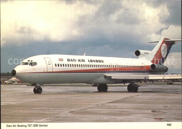 Flugzeuge Zivil Dan-Air Boeing 727