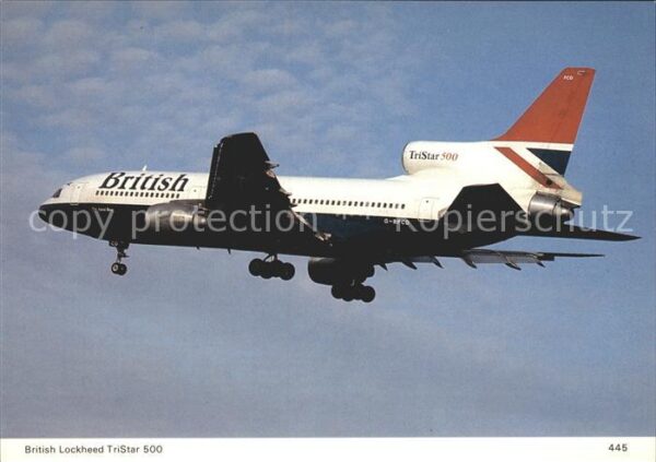 Flugzeuge Zivil British Lockheed TriStar 500