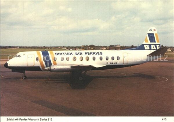 Flugzeuge Zivil British Air Ferries Viscount Series 815