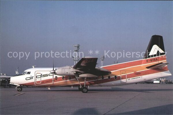 Flugzeuge Zivil Air Alsace F27 Friendship 400 F-BYAA c/