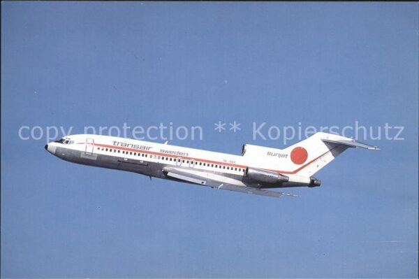 Flugzeuge Zivil Transair Sweden B-727-134c SE-DDC c/n 2