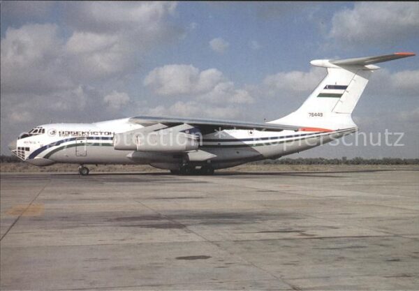 Flugzeuge Zivil Uzbekistan Airways Ilyushin IL-76 76449