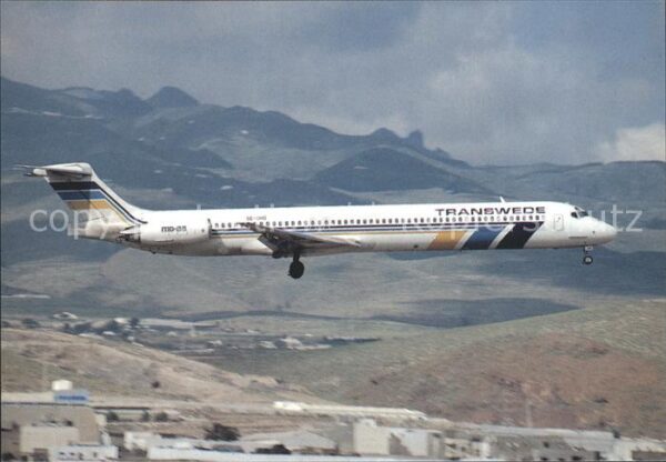 Flugzeuge Zivil Transwede McDonnell Douglas MD-83 SE-DH