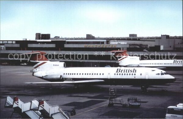 Flugzeuge Zivil British Manchester International Airpor