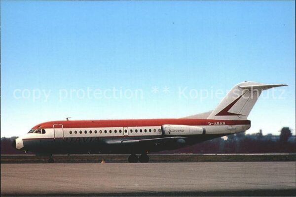Flugzeuge Zivil Itavia Fokker F28 Mk.1000 D-ABAN c/n 11