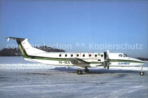 Flugzeuge Zivil Topair Beechcraft 1900C Airliner OK-SEB