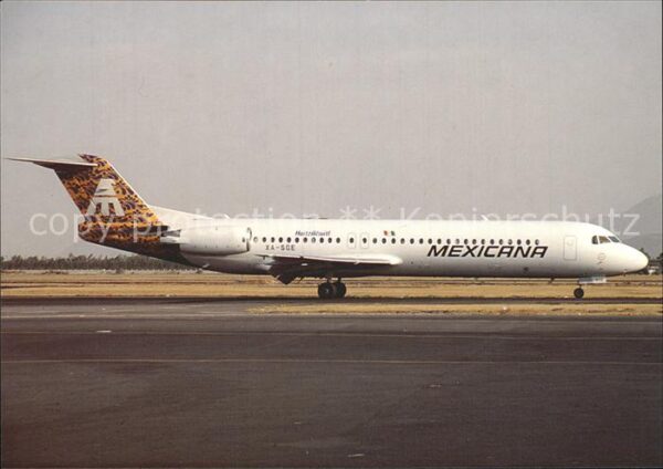 Flugzeuge Zivil Mexicana Fokker 100 XA-SGE