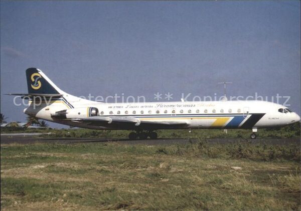 Flugzeuge Zivil L.A. Suramericanas Caravelle 10B3 HK-37