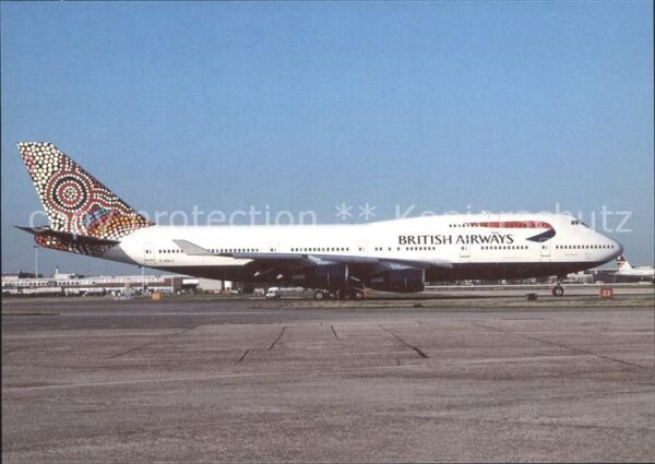 Flugzeuge Zivil British Airways Boeing 747-436 G-BNLK c