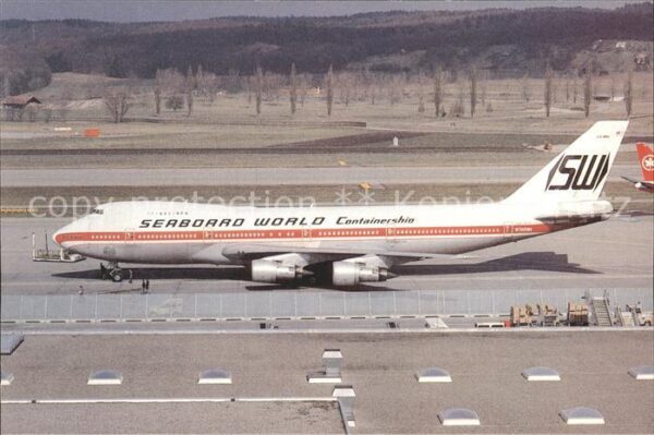 Flugzeuge Zivil Seabord World B-747-237C N748WA C/N 206